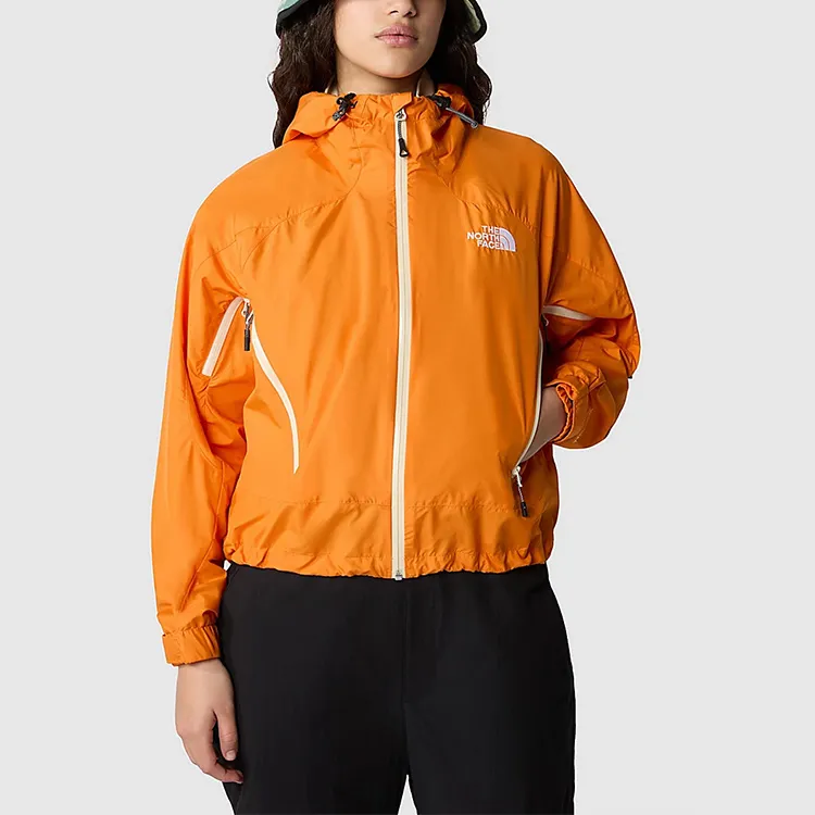 THE NORTH FACE Knotty Wind Jacket Women's Orange-5