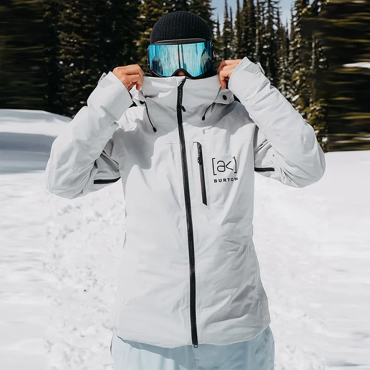 BURTON AK EMBARK GORE-TEX 2L Ski Tops Women's White-1