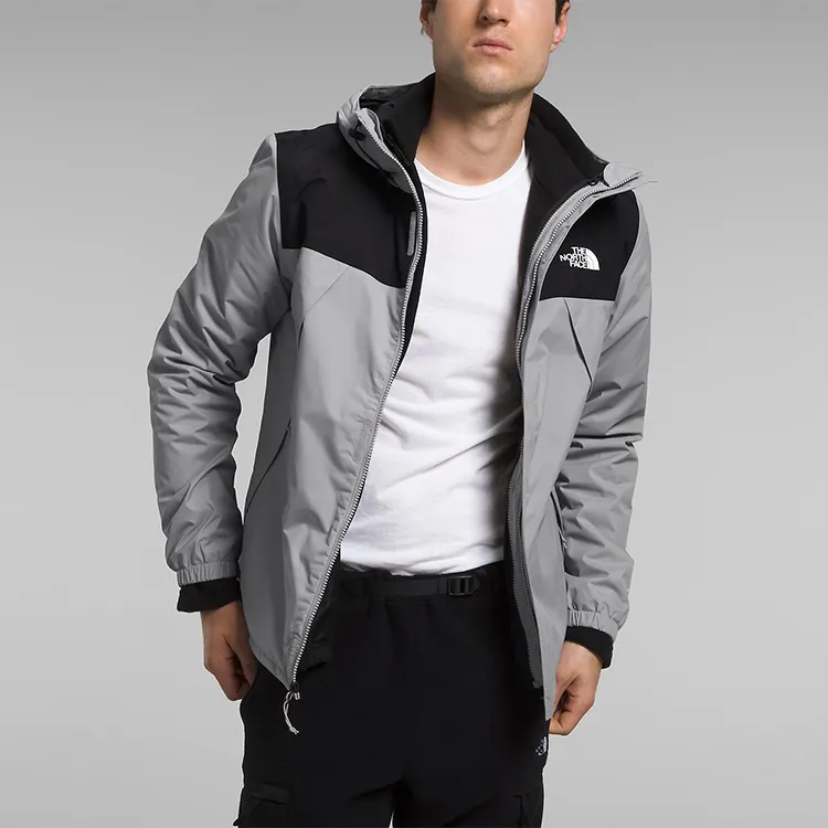 THE NORTH FACE Antora Waterproof And Breathable Windbreaker Jacket Men's Gray-4