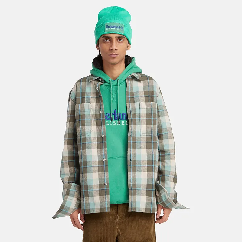 Timberland WINDHAM Shirt Men's Cyan-2