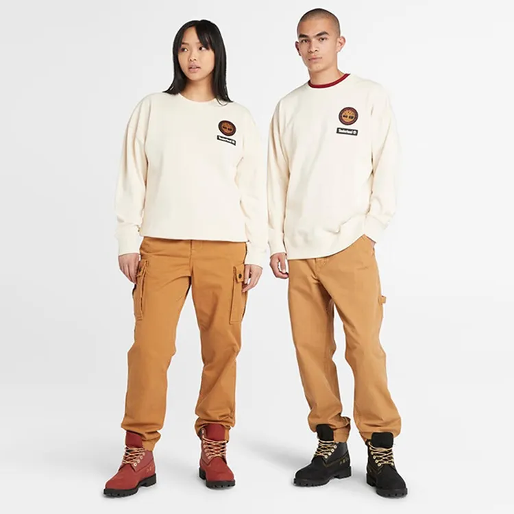 Timberland Sweatshirt Unisex Smoke White-2
