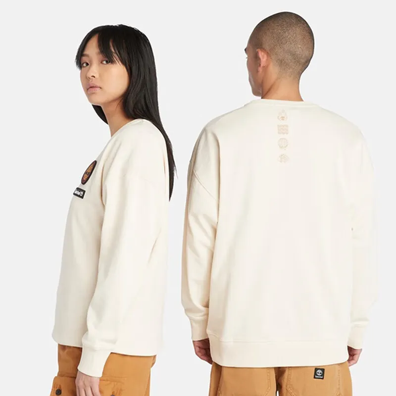 Timberland Sweatshirt Unisex Smoke White-4