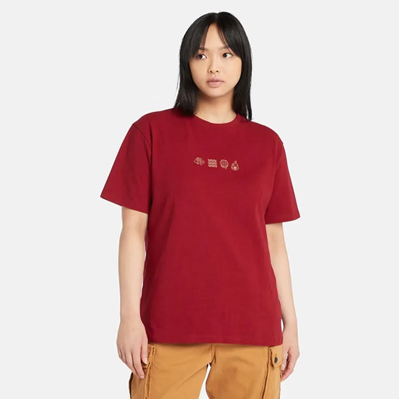 Timberland T Shirt Unisex Bicycle Red-3