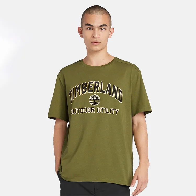 Timberland T Shirt Men's Moss Green-3