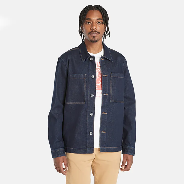 Timberland Denim Jacket Men's Ink Wash Blue-2