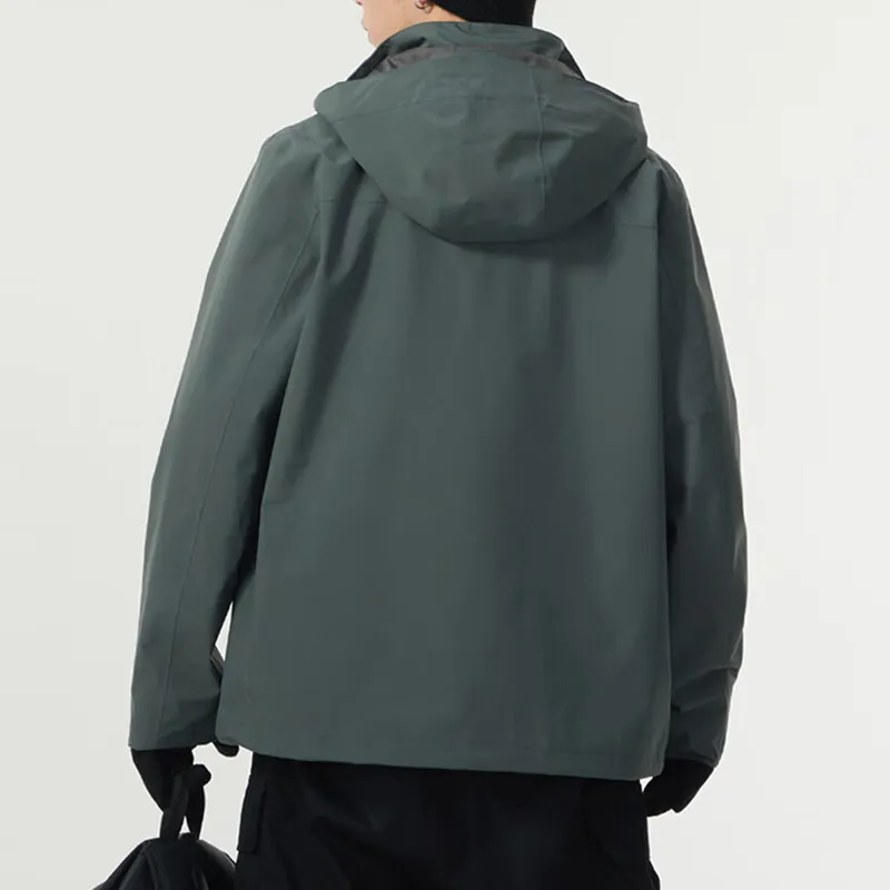 Jack Wolfskin Waterproof And Windproof Windbreaker Jacket Men's-2