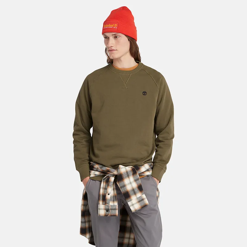Timberland EXETER RIVER CREWNECK Sweatshirt Men's Green-1