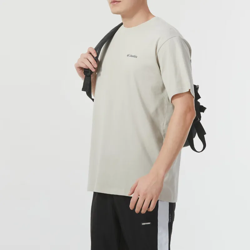 Columbia T Shirt Men's Light Khaki-2