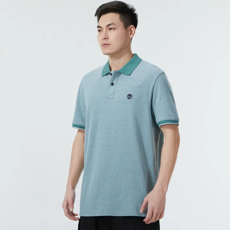 Timberland Polo Shirt Men's Blue-4