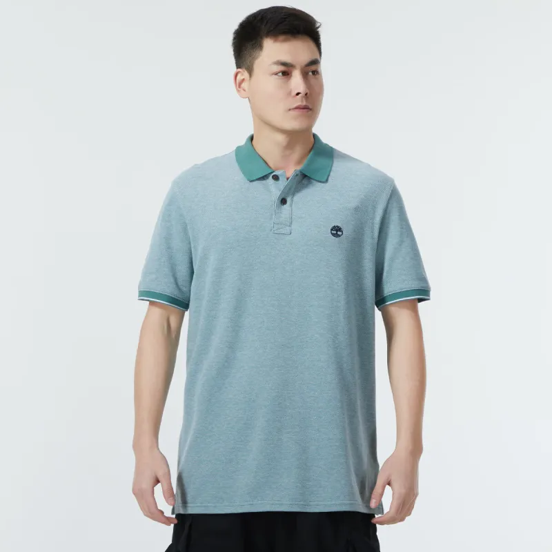 Timberland Polo Shirt Men's Blue-2