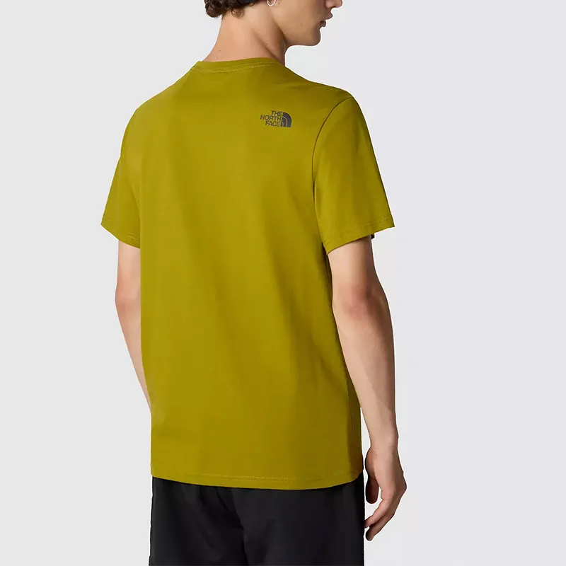 THE NORTH FACE DREW PEAK T Shirt Men's Yellow Green-3