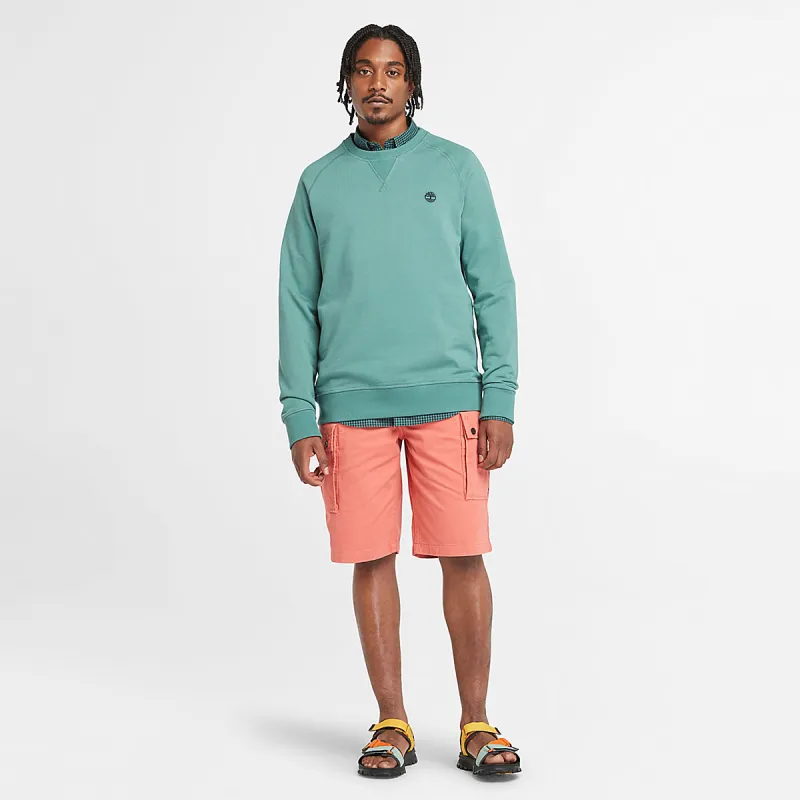 Timberland EXETER LOOPBACK Sweatshirt Men's Cyan-1