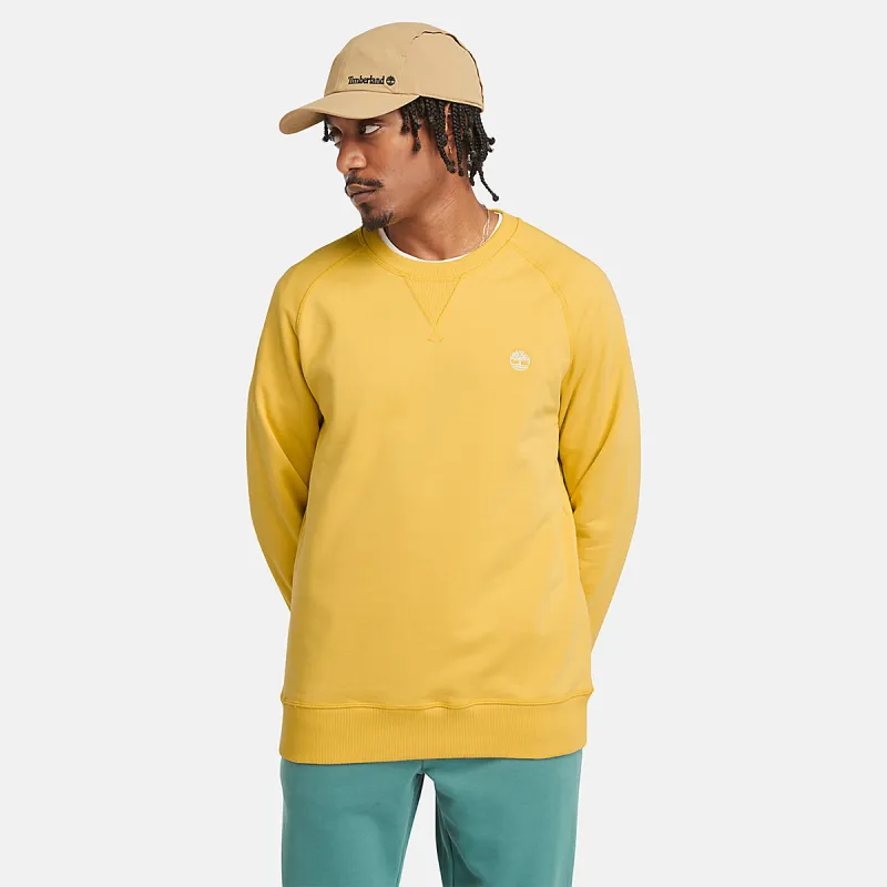 Timberland EXETER LOOPBACK Sweatshirt Men's Yellow-2