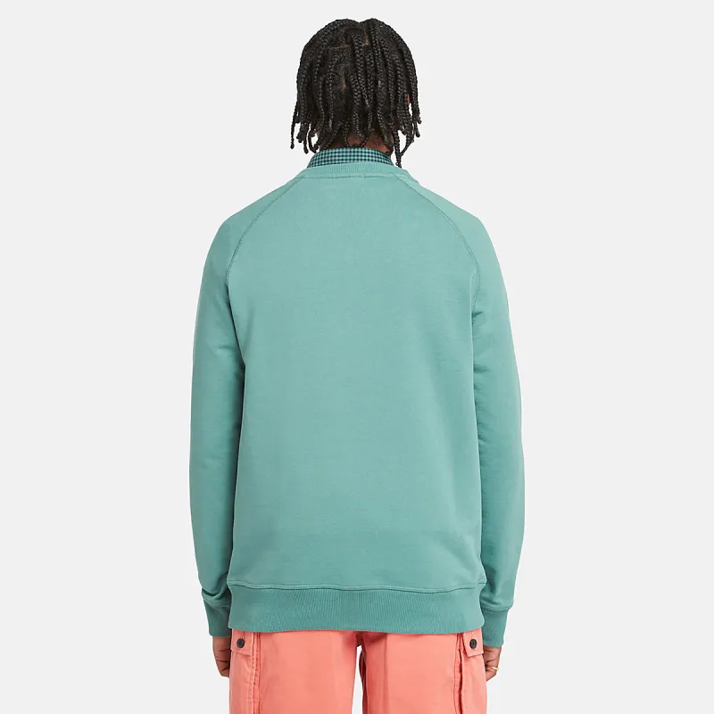 Timberland EXETER LOOPBACK Sweatshirt Men's Cyan-3