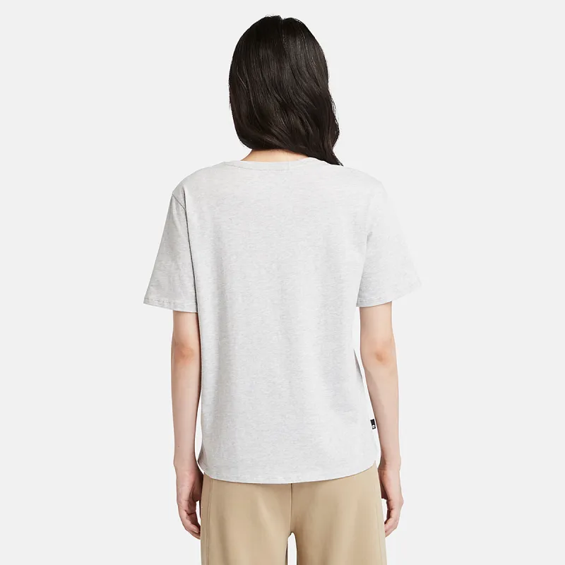 Timberland T Shirt Women's Light Gray-1