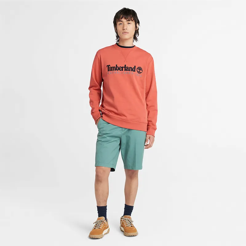 Timberland EST. 1973 Sweatshirt Men's Coral-1