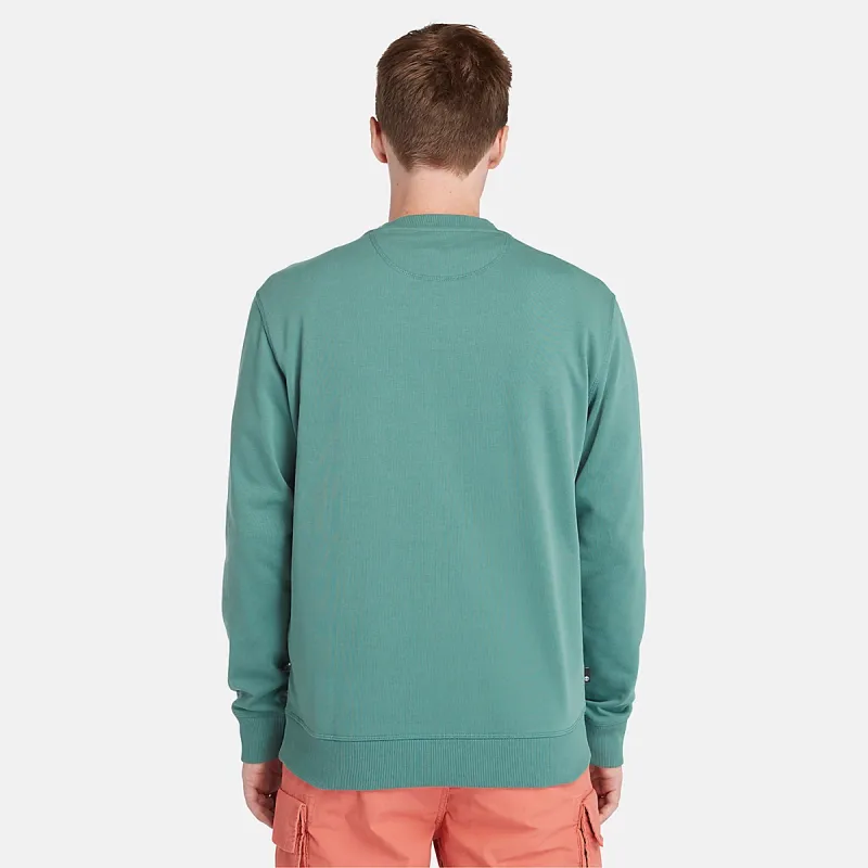 Timberland EST. 1973 Sweatshirt Men's Cyan-3