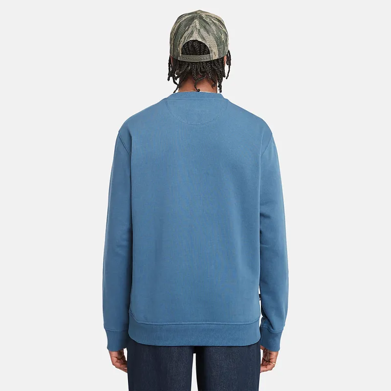 Timberland EST. 1973 Sweatshirt Men's Blue-3