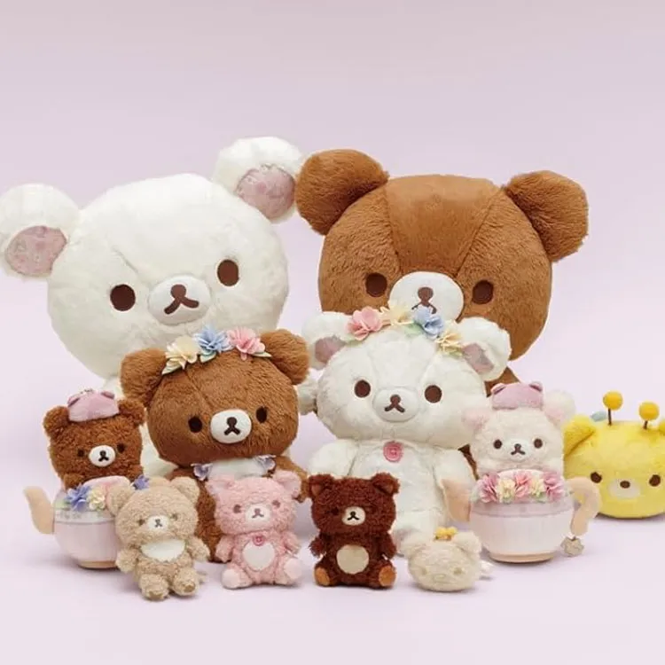SAN X Relaxing Bear Rilakkuma Dolls Plush Doll 28m Height-3