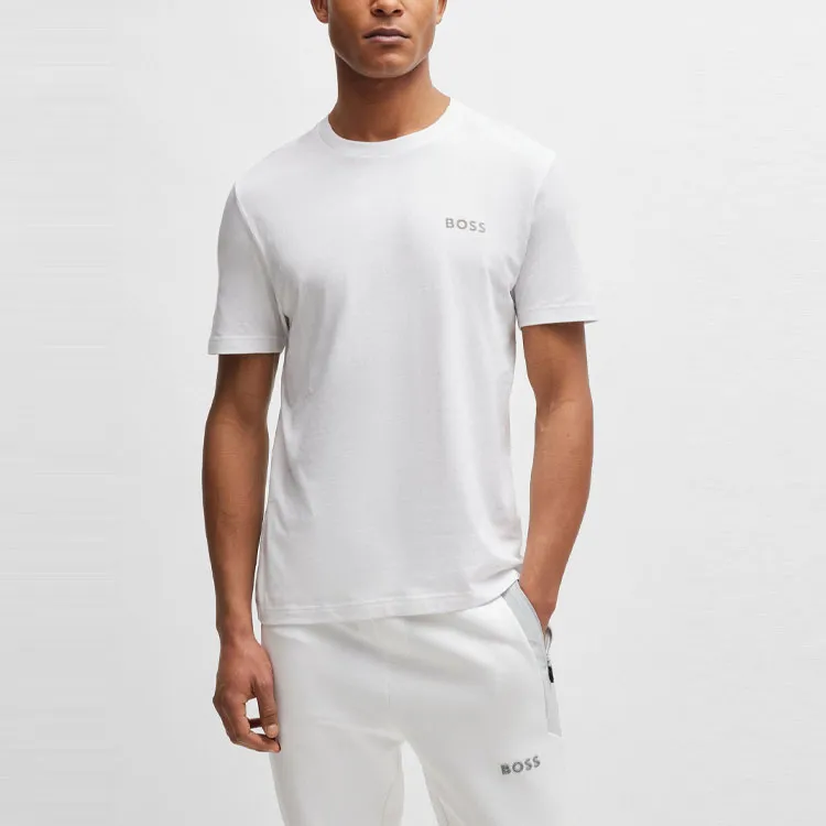 HUGO BOSS 3D Mesh Logo Regular Fit T Shirt-1