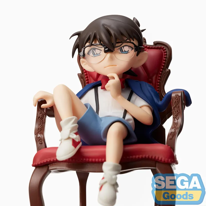 SEGA Detective Conan Edogawa Chair Elegant Seat For Esteemed Guests Bonus Gifts 12cm-4