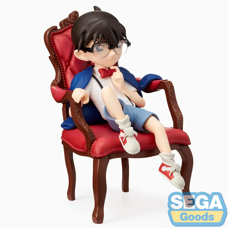 SEGA Detective Conan Edogawa Chair Elegant Seat For Esteemed Guests Bonus Gifts 12cm-3
