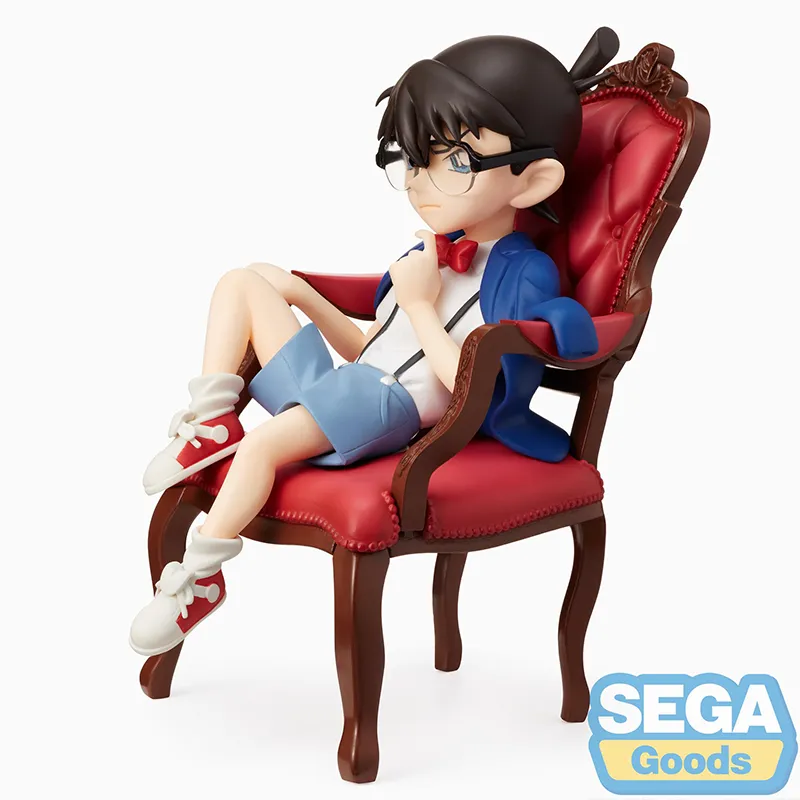 SEGA Detective Conan Edogawa Chair Elegant Seat For Esteemed Guests Bonus Gifts 12cm-1