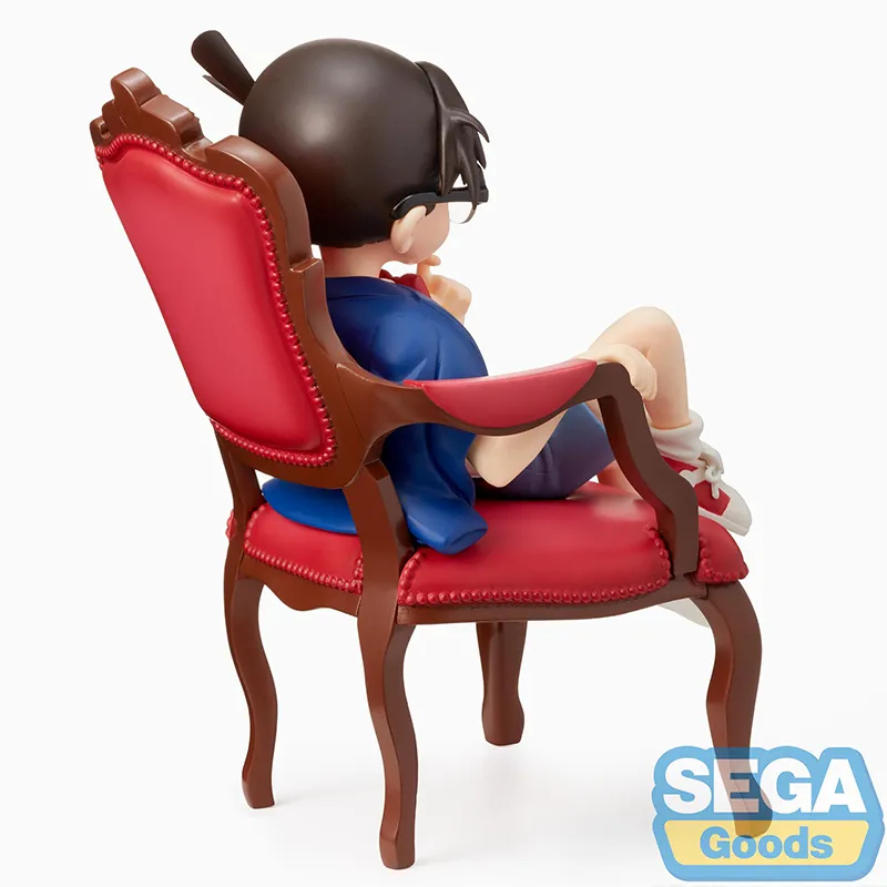 SEGA Detective Conan Edogawa Chair Elegant Seat For Esteemed Guests Bonus Gifts 12cm-2