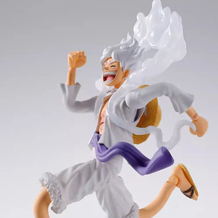 BANDAI Soul Limit SHF One Piece Five Speed Luffy Nika Form Action Figures-3