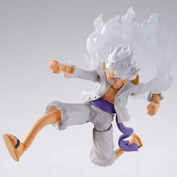 BANDAI Soul Limit SHF One Piece Five Speed Luffy Nika Form Action Figures-1