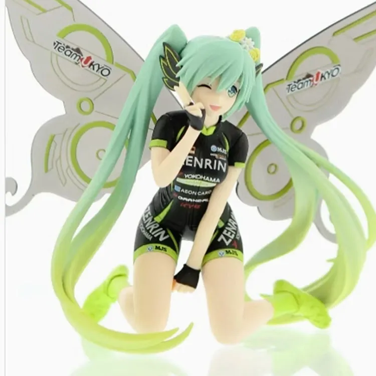 BANPRESTO Hatsune Miku Glass Factory 2017 Racing Miku Bonus Gift Scale Figures-2