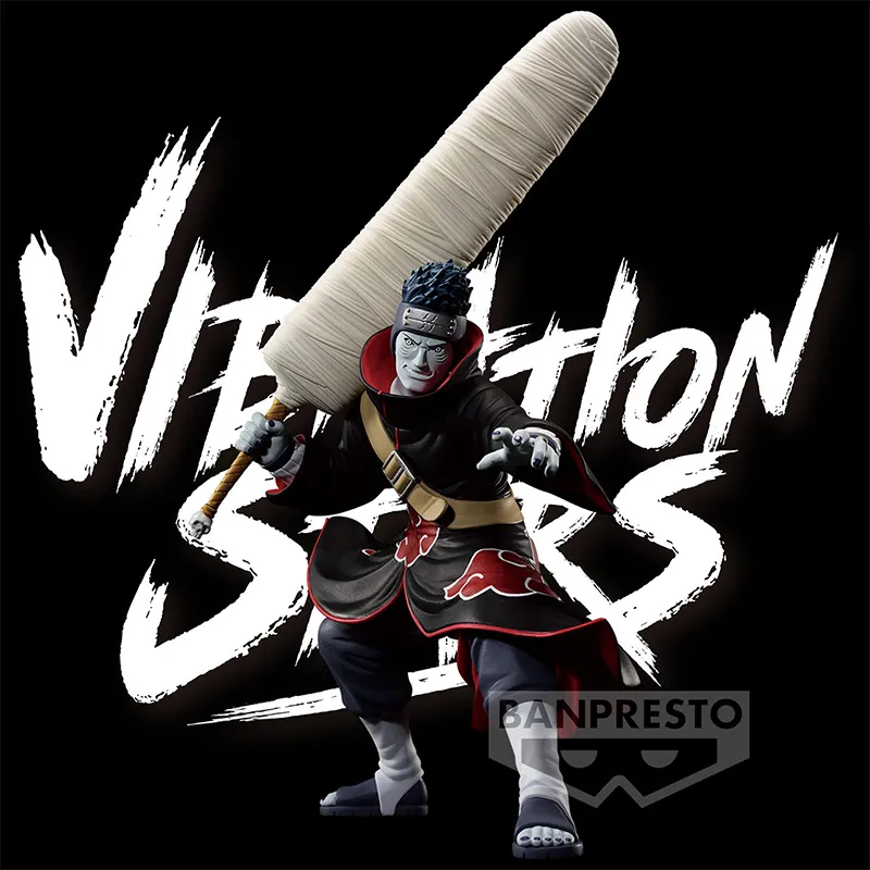 BANPRESTO Naruto Characters Bandai Glass Factory Vibration Stars Kisame Hoshigaki Bonus Gifts 13cm-3