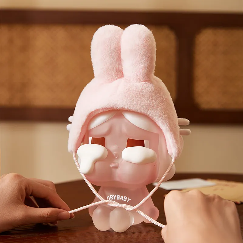 POP MART CRYBABY Tear Factory Collection Plush Straw Cup Trend Based Products-2