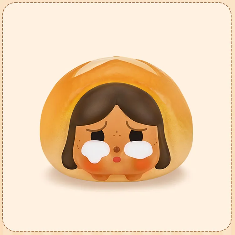 POP MART Cute Grainy Baked Puffy Collection CRYBABY Slow Rebound Plush Trend Based Products-3