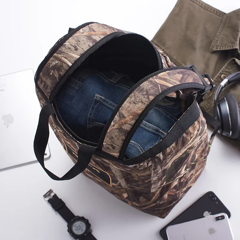 RIMIX Nylon Water-Resistant Wear-Resistant Individual Camouflage Backpack Unisex-4