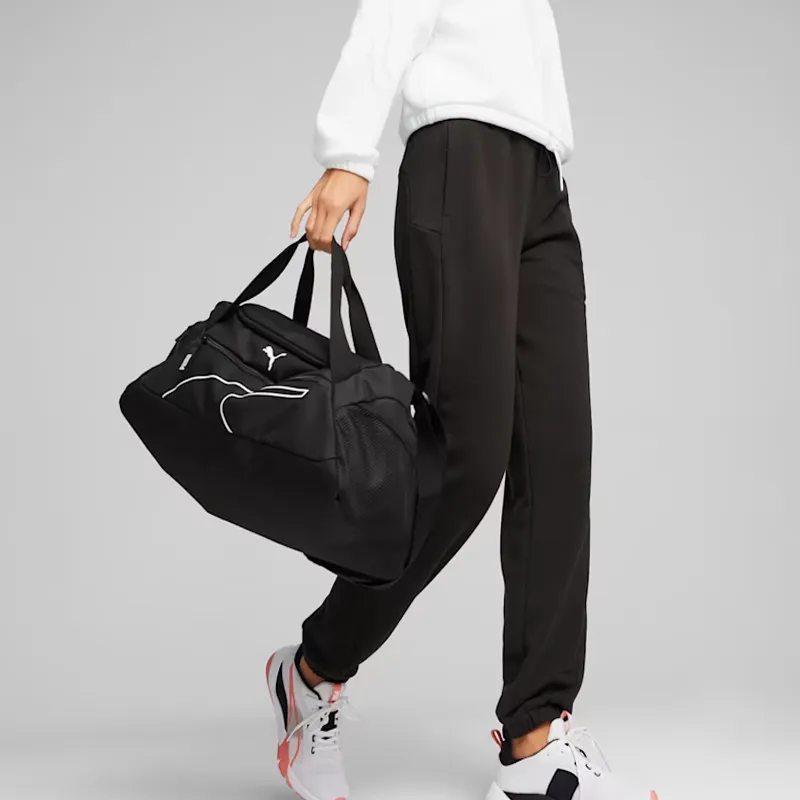 PUMA Recycled Polyester Gym Bag Trumpets Unisex Black-4