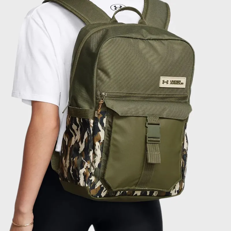 Under Armour Polyester Backpack Regular Men's Green-4