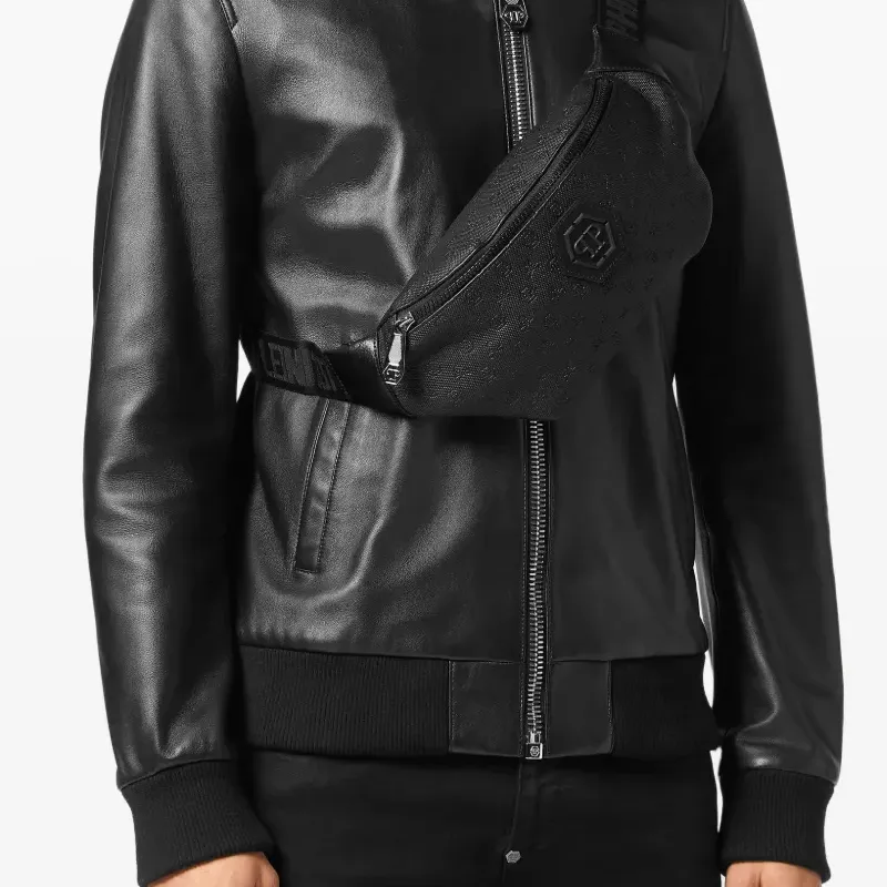 PHILIPP PLEIN Monogram pattern Belt Bag-4