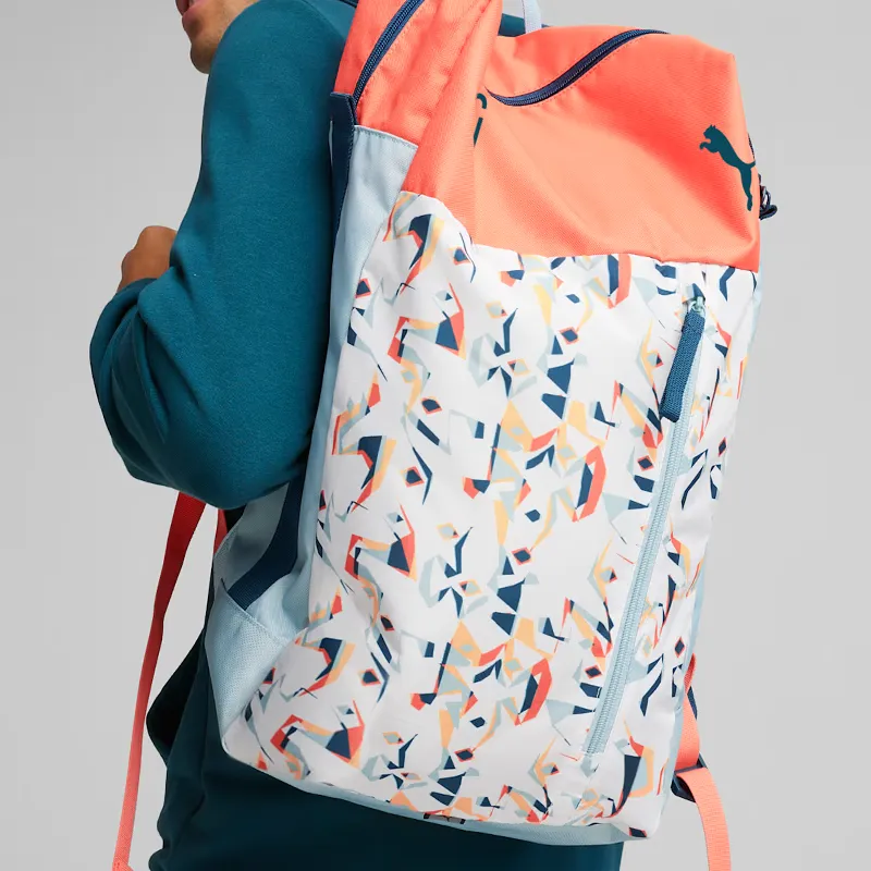 PUMA NEYMAR JR Collaboration Polyester Backpack Regular Unisex 1White & Orange-4