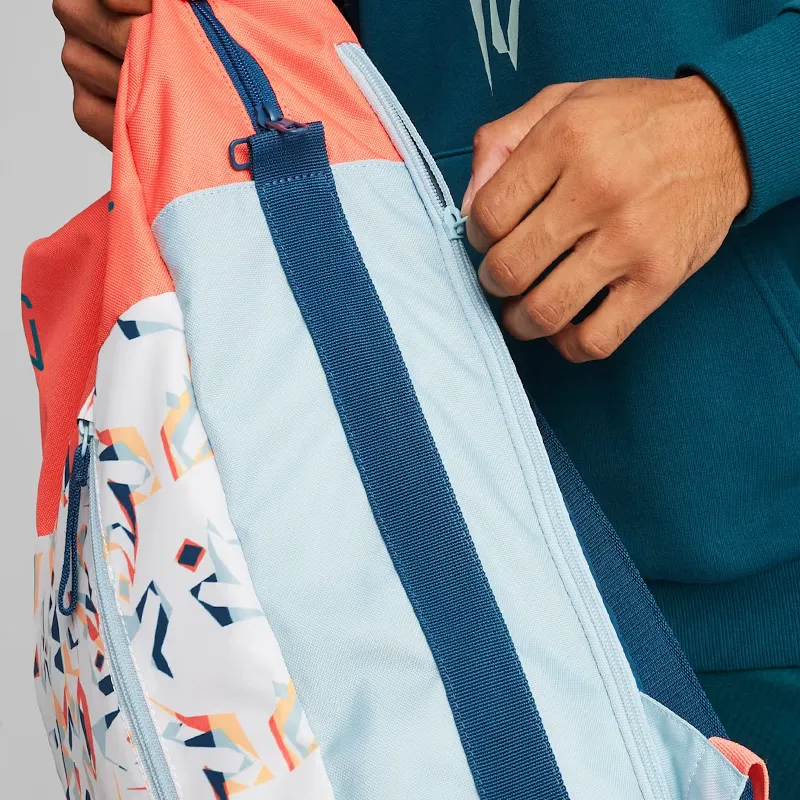 PUMA NEYMAR JR Collaboration Polyester Backpack Regular Unisex 1White & Orange-3