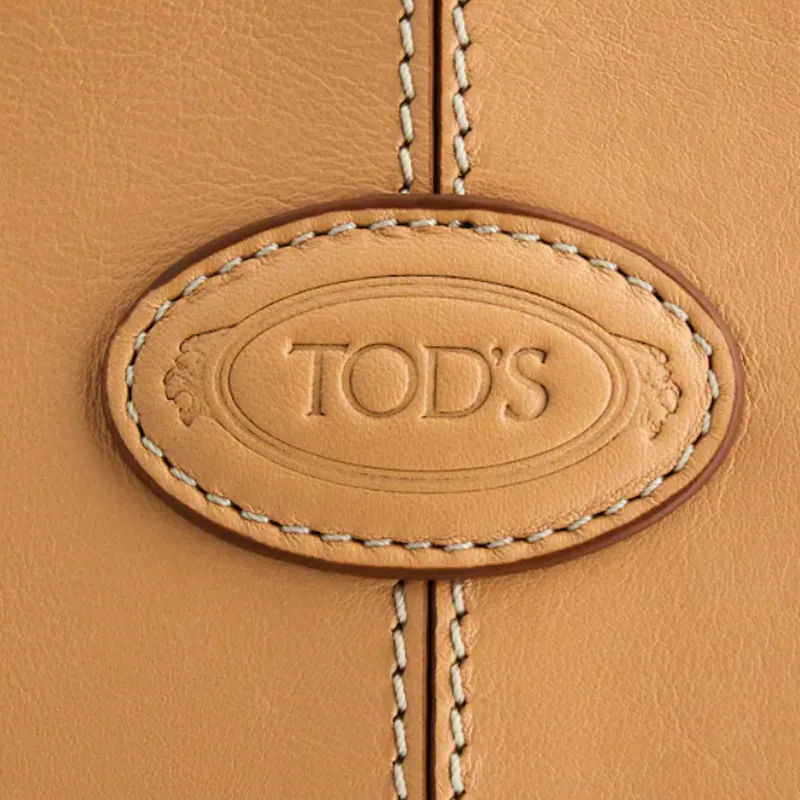 TOD'S Cow Leather One Shoulder Bag Women's Orange-4