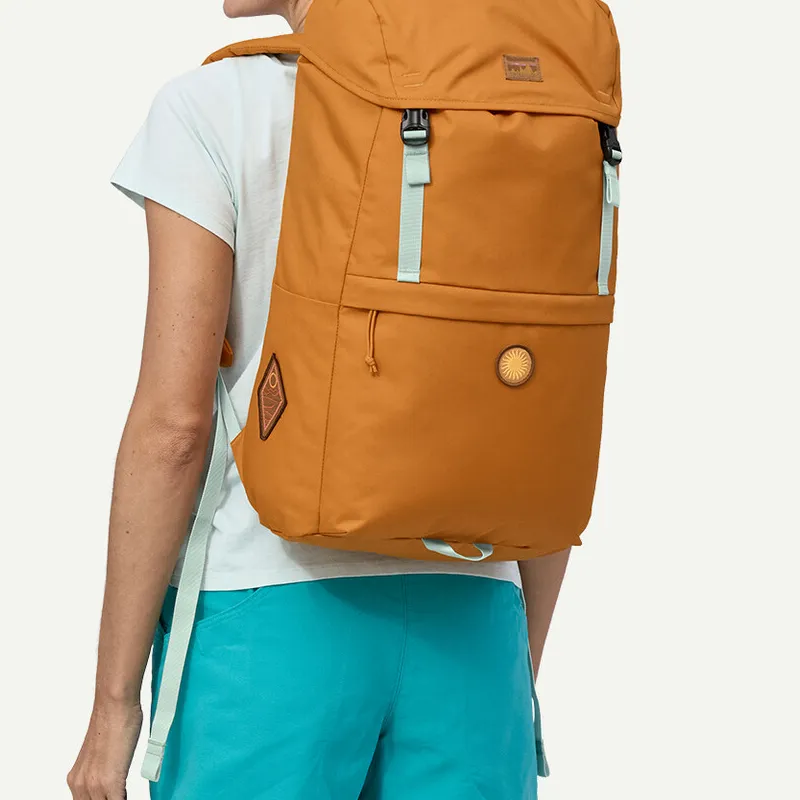 Patagonia Recycled Polyester Backpack Unisex Caramel-2