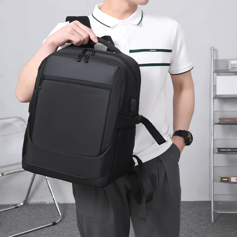 AUNG Waterproof Fabric Backpack Unisex Multicolor-7