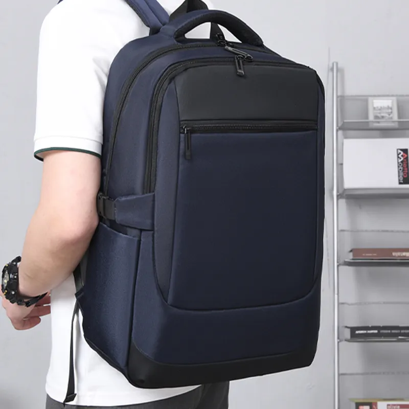 AUNG Waterproof Fabric Backpack Unisex Multicolor-3
