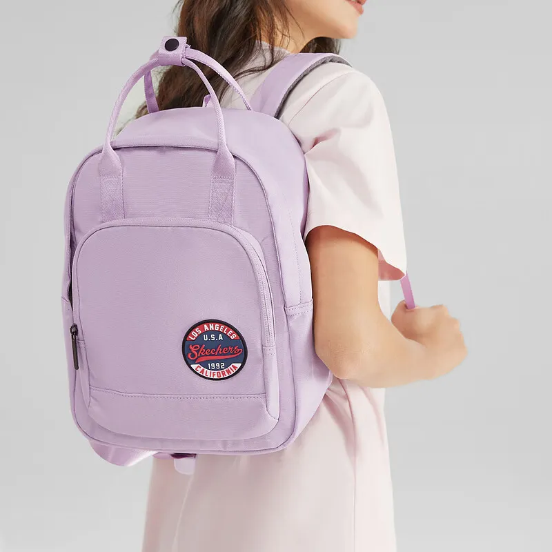Skechers Fabric Backpack Unisex Orchids In Bloom Purple-4