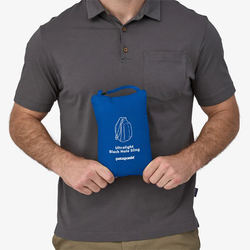 Patagonia Recycled Nylon Sling Bag, Shoulder Bag, Crossbody Bag Regular Unisex Blue-5