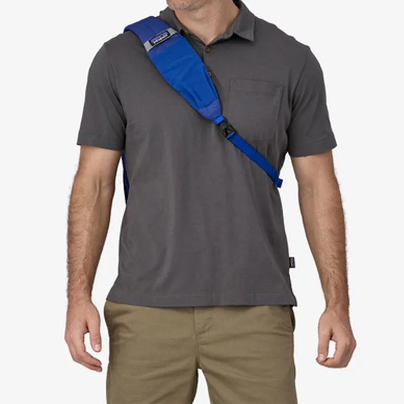 Patagonia Recycled Nylon Sling Bag, Shoulder Bag, Crossbody Bag Regular Unisex Blue-3