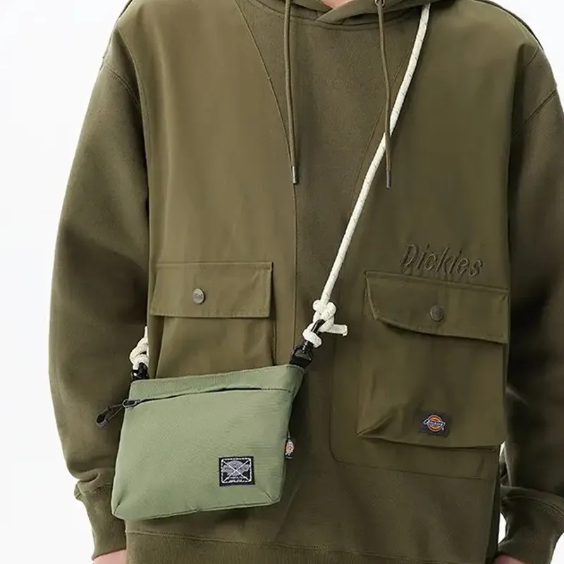 Dickies Polyester Shoulder Bag, Crossbody Bag Regular Unisex Army Green-2