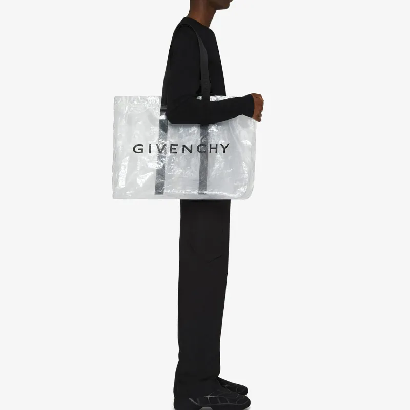 GIVENCHY Plastic Tote Bag Shopping Bag Handbag Shoulder Bag Men's Transparent-5
