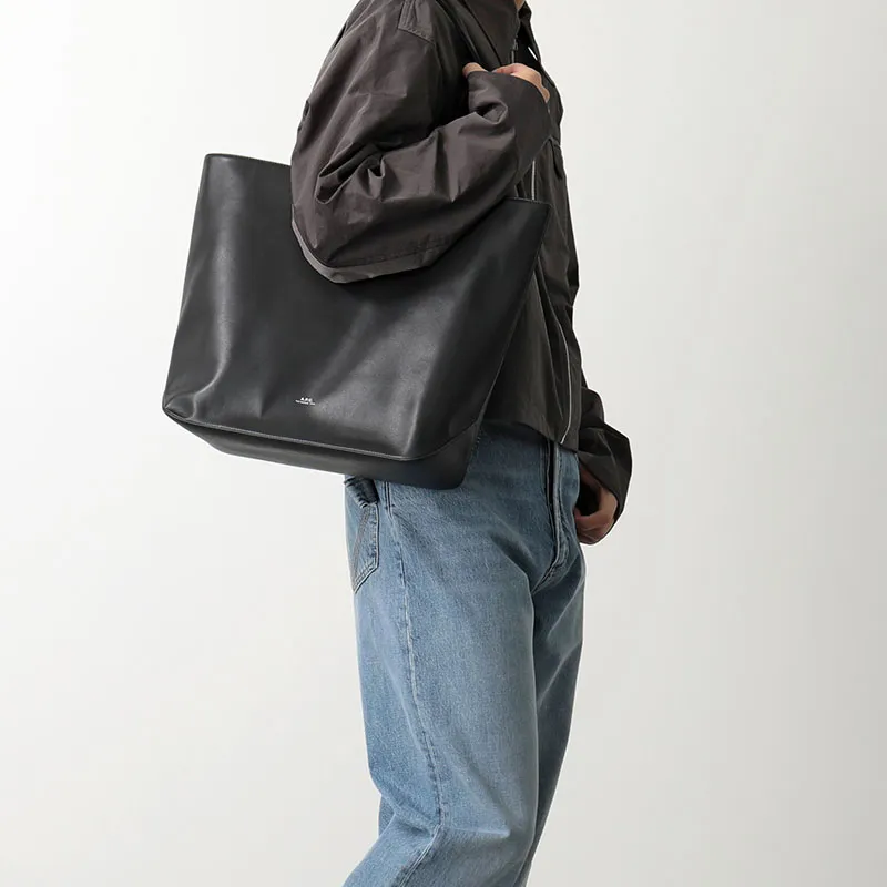 A.P.C Nino Logo Engraved Shoulder Bag-5